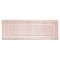 mDesign Bathroom 100% Cotton Rectangular Rug, Long Runner, 60" x 21"